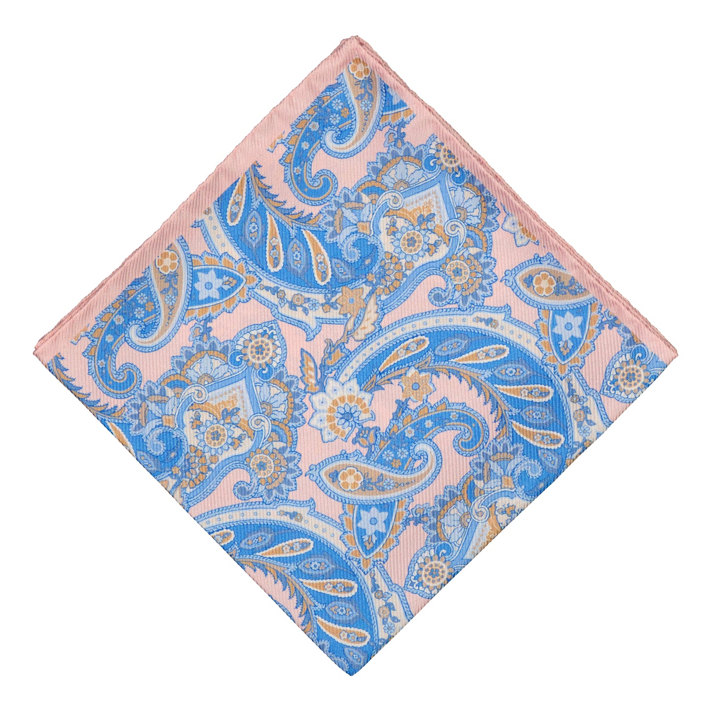Soprane Pink Silk Pocket Square