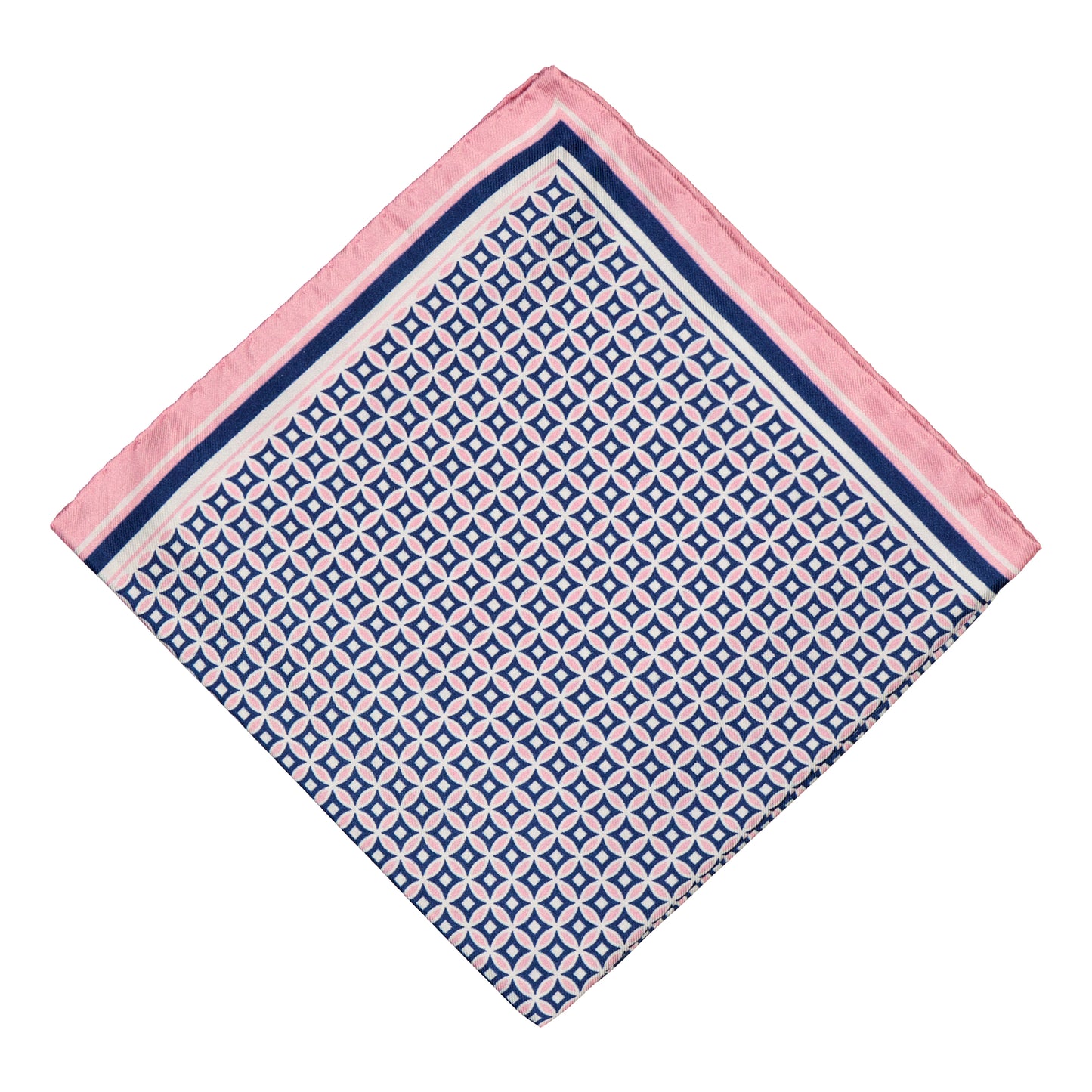 Varazze Pink Silk Pocket Square