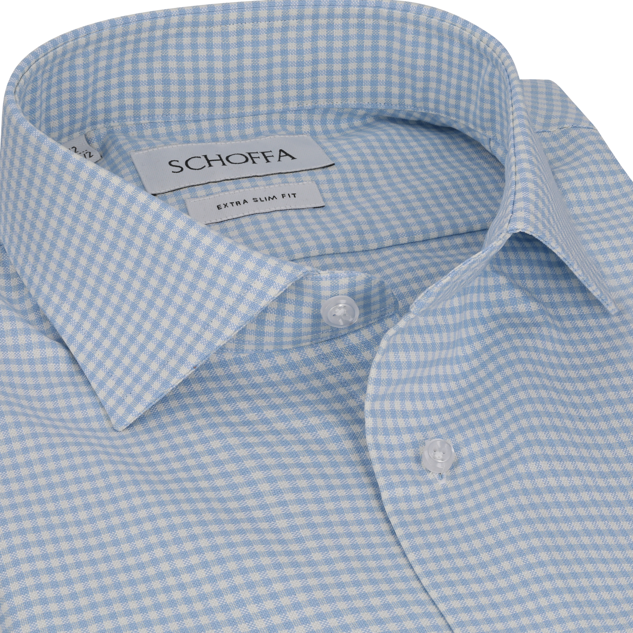 Lydd Blue Check "Luxury Oxford" Shirt