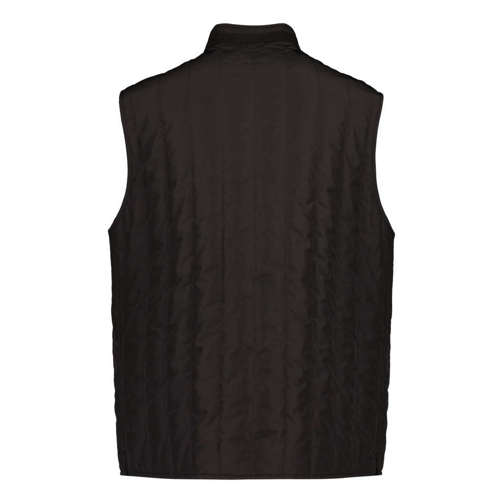 Bioggio Quilted Gilet Brown