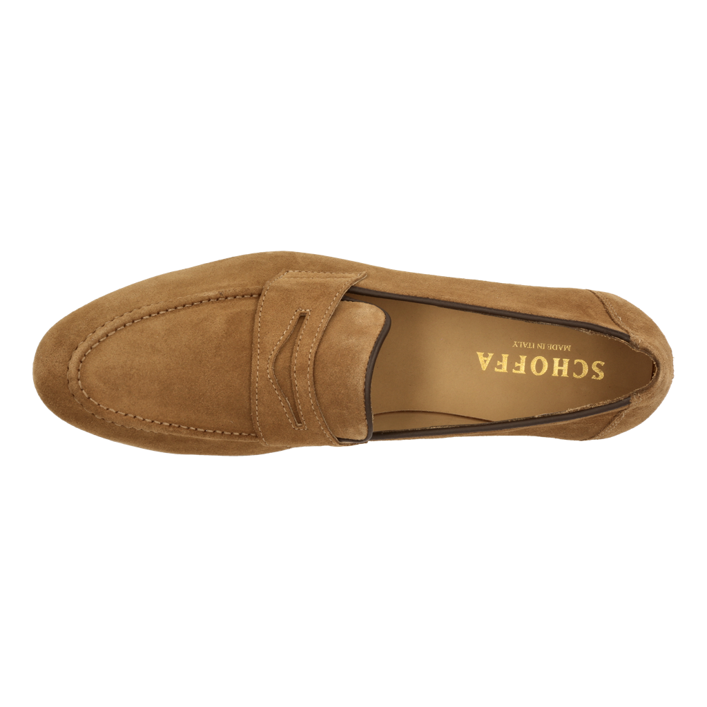Penny Loafer "Toscana" Cognac Suede