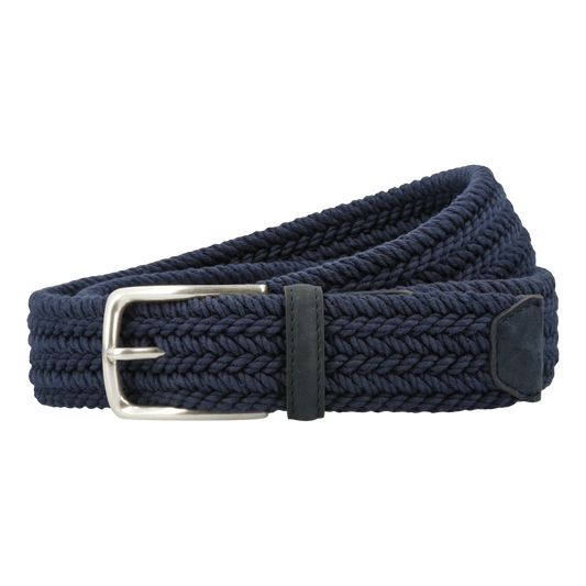 Sirolo Navy Braided Belt
