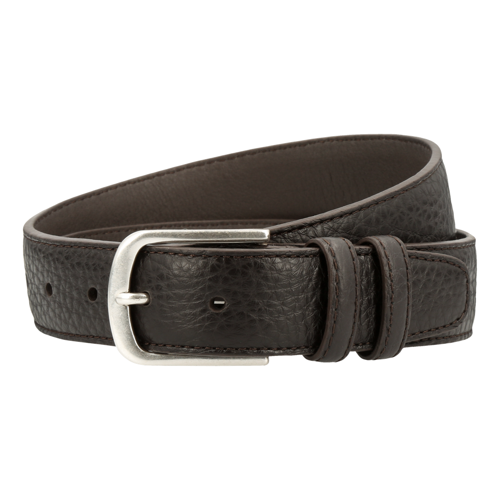 Sassari | Brown Grain Leather Belt