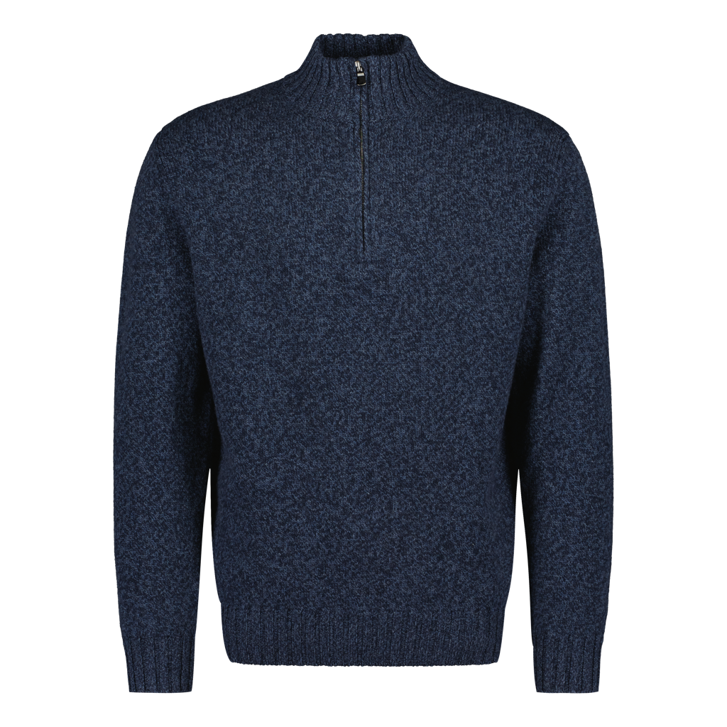 Quarter Zip "Chunky Merino" Navy