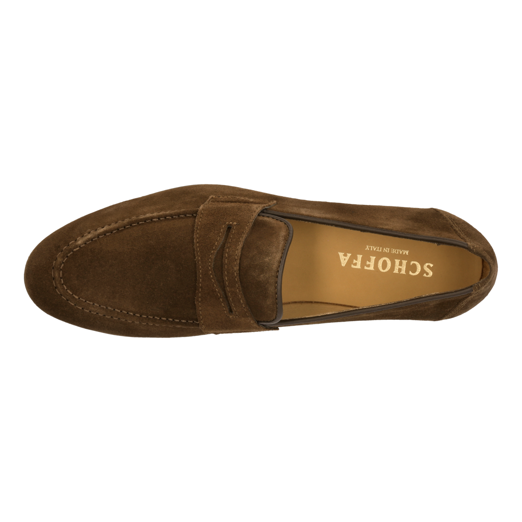 Penny Loafer "Toscana" Choc Suede