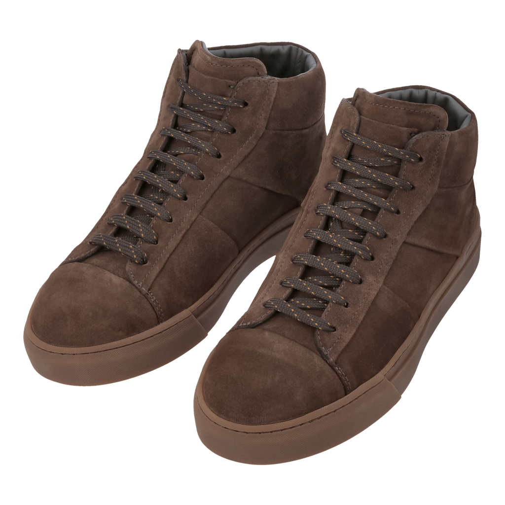 Sneaker "Toscana" High Top Brown Suede