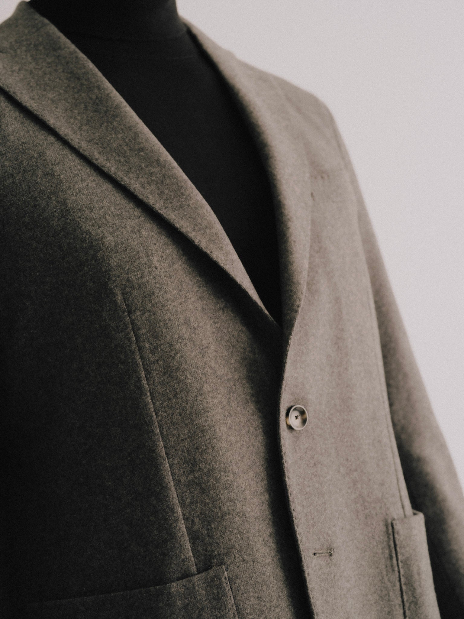 Piacenza Grey Luxury Cashmere Jacket