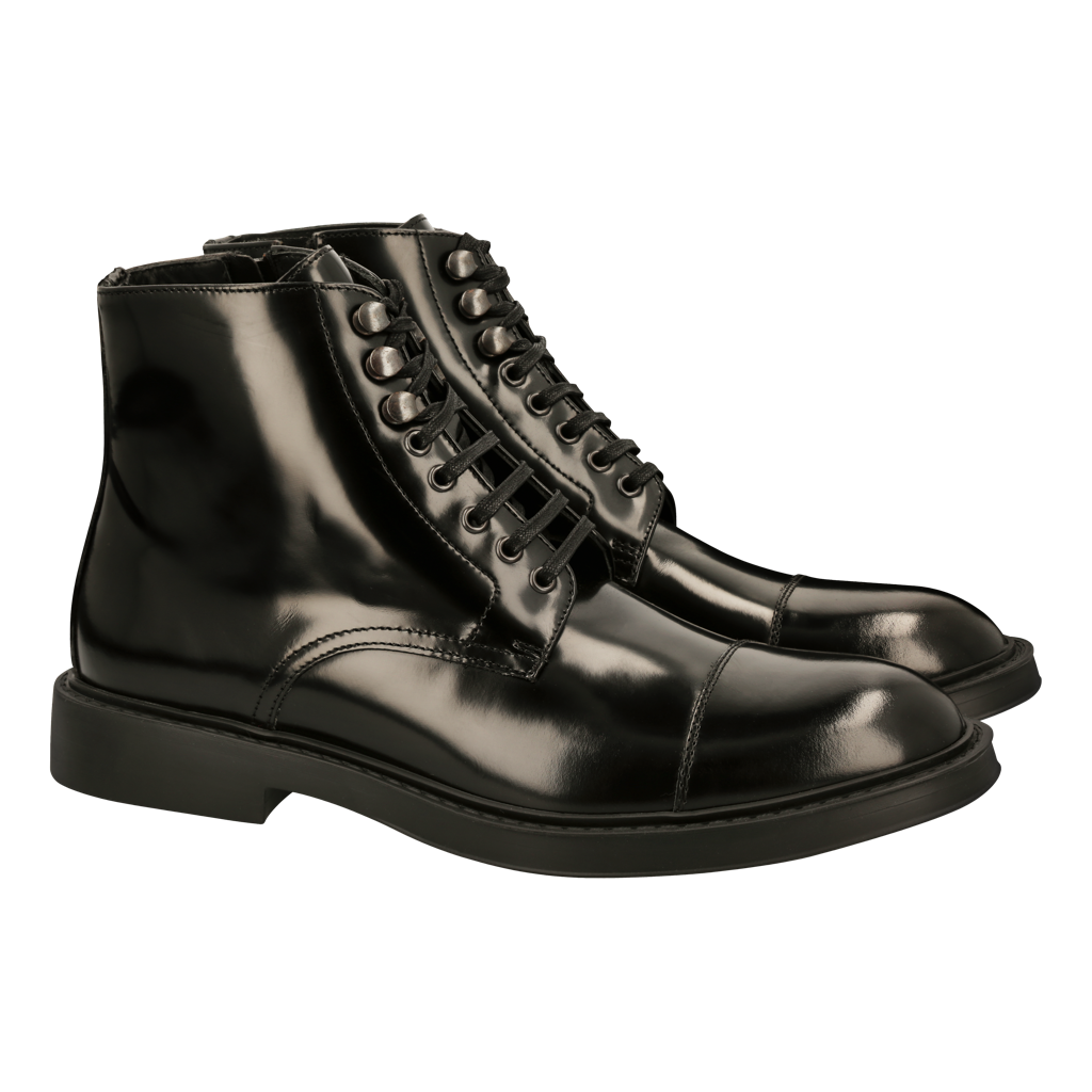 Derby Boot "Toscana" Black Calf