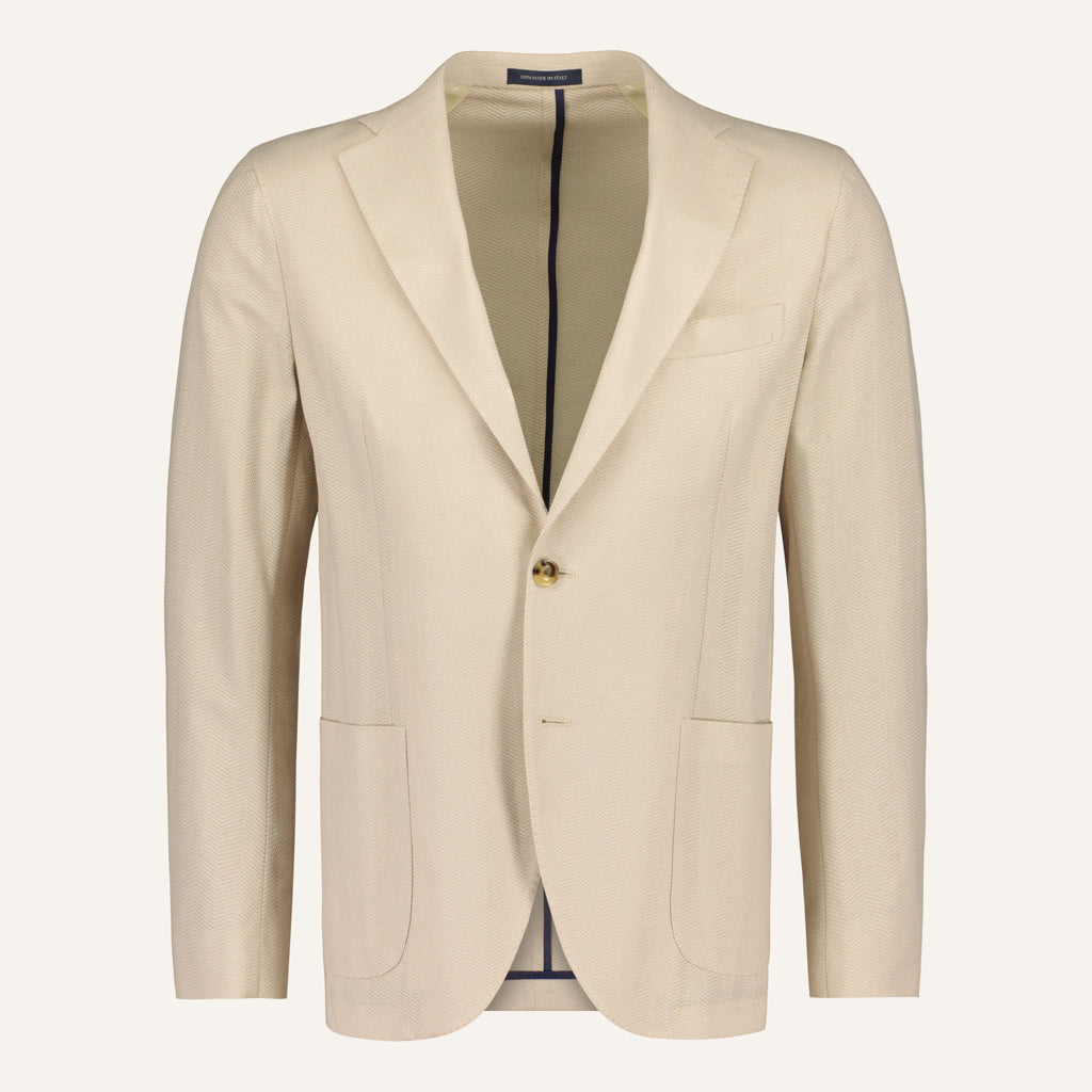 Ariena Sand Herringbone Jacket