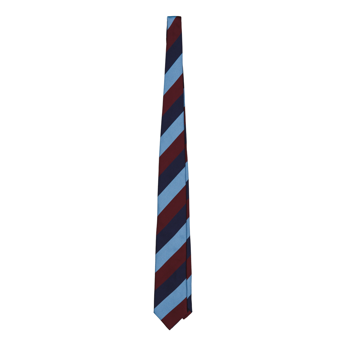 Bocco Block Striped Silk Twill Tie