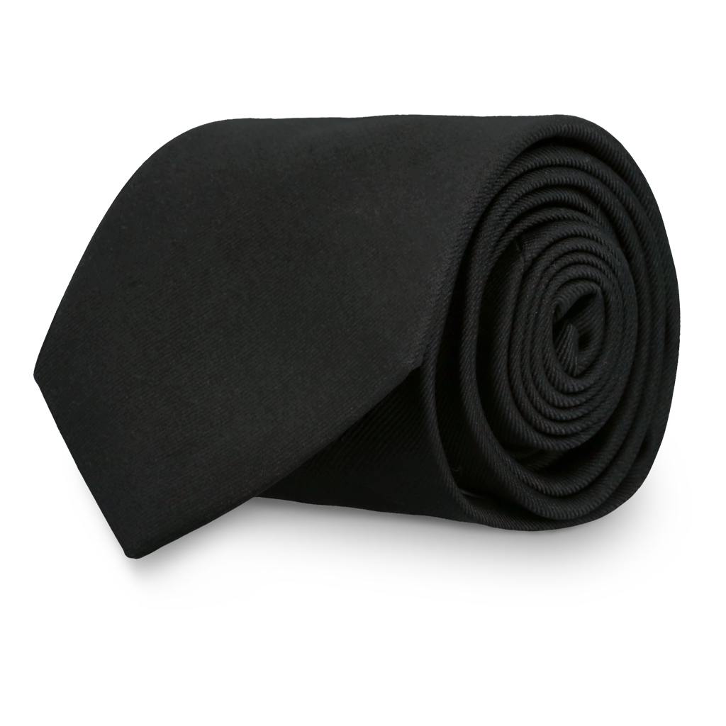 Bonamassi Black Silk Twill Tie