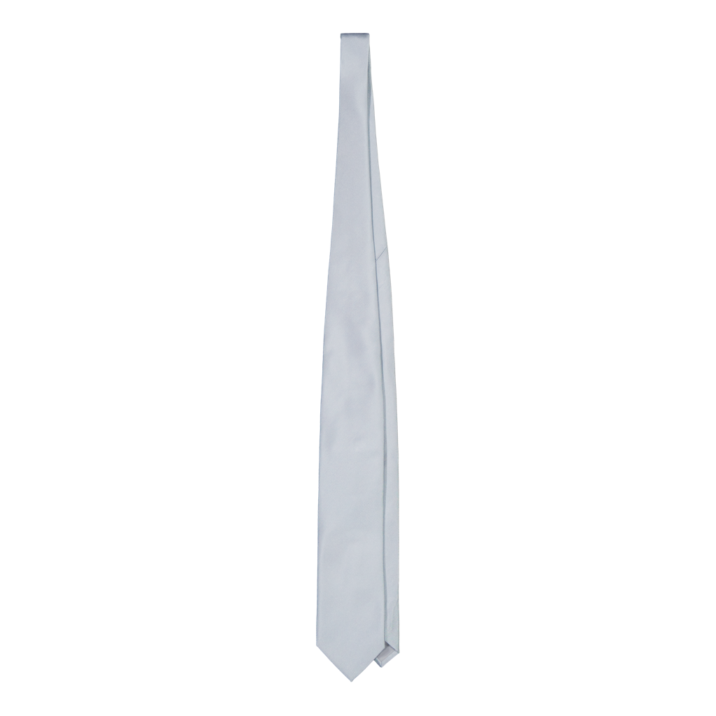 Bonamassi Silver Silk Twill Tie