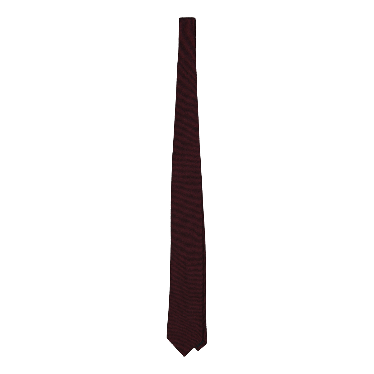 Carmini Burgundy Wool Tie