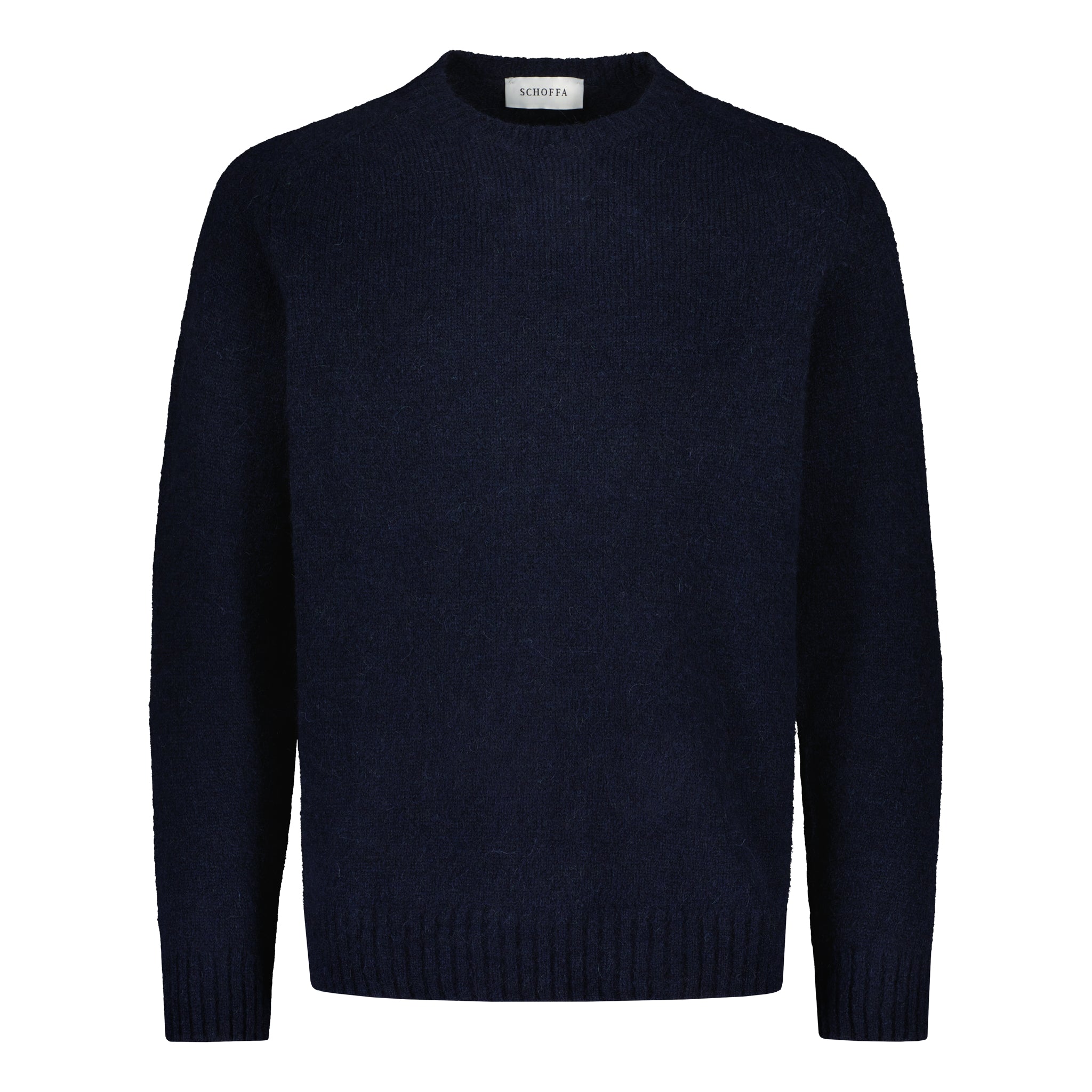 Crewneck "Chunky Alpaca" Navy