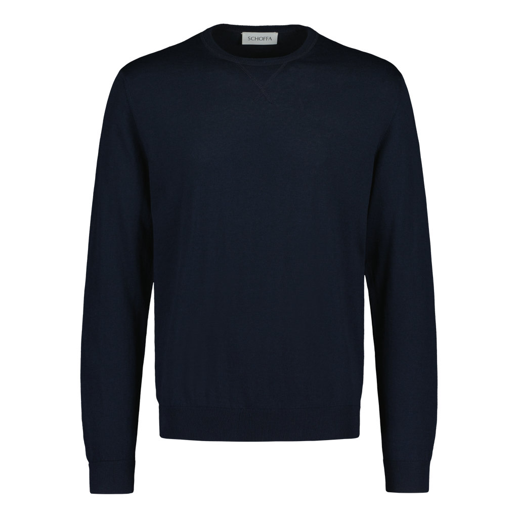Crewneck "Cotton-Cashmere" Navy