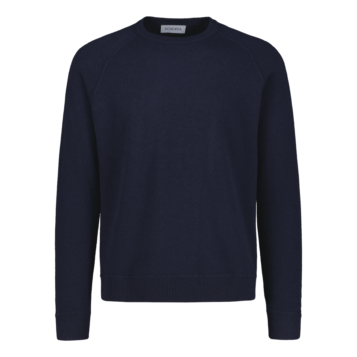Crewneck Raglan Merino-Cashmere Navy