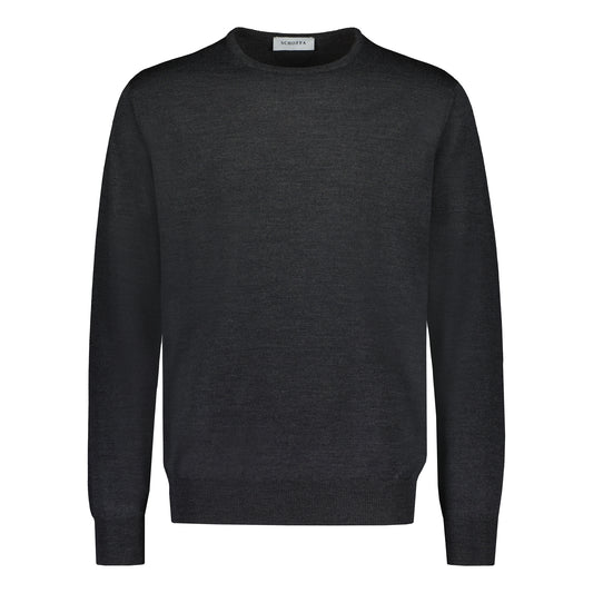 Crewneck Superfine Merino Charcoal