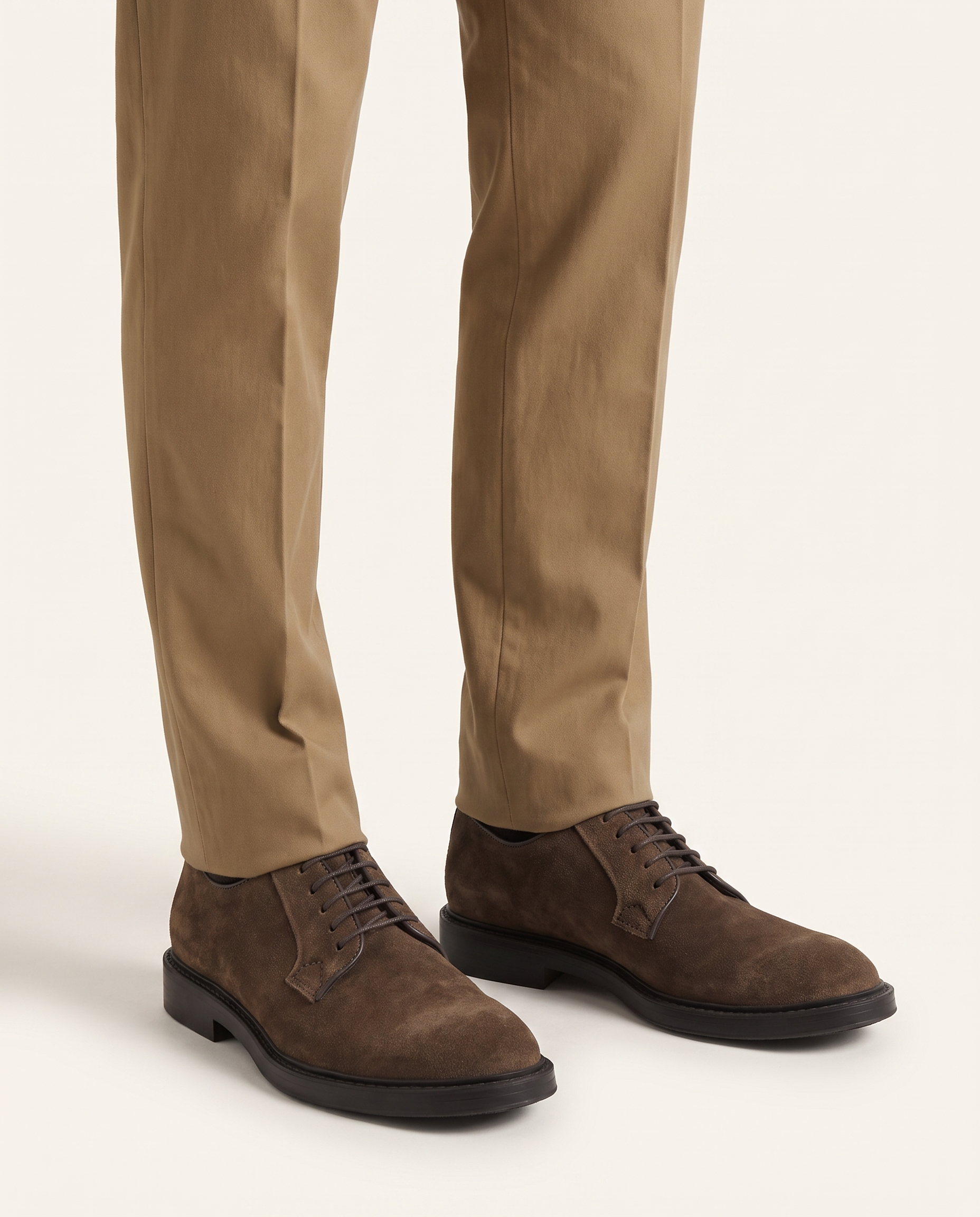 Derby "Toscana" Brown Suede