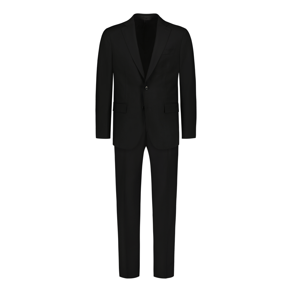 Imperiale Black "VBC Virgin Wool" Suit