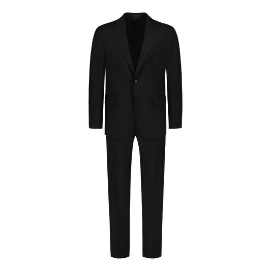Imperiale Black "VBC Virgin Wool" Suit