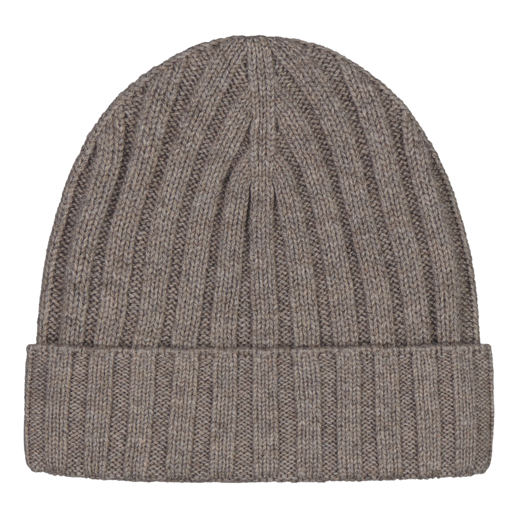 Knit Cap "Luxury Cashmere" Light Brown