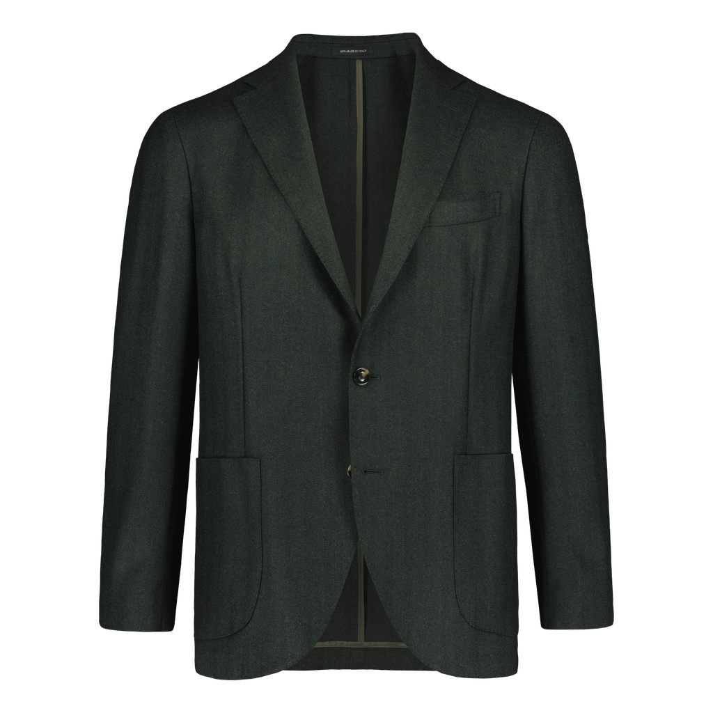 Cento Green Herringbone Jacket
