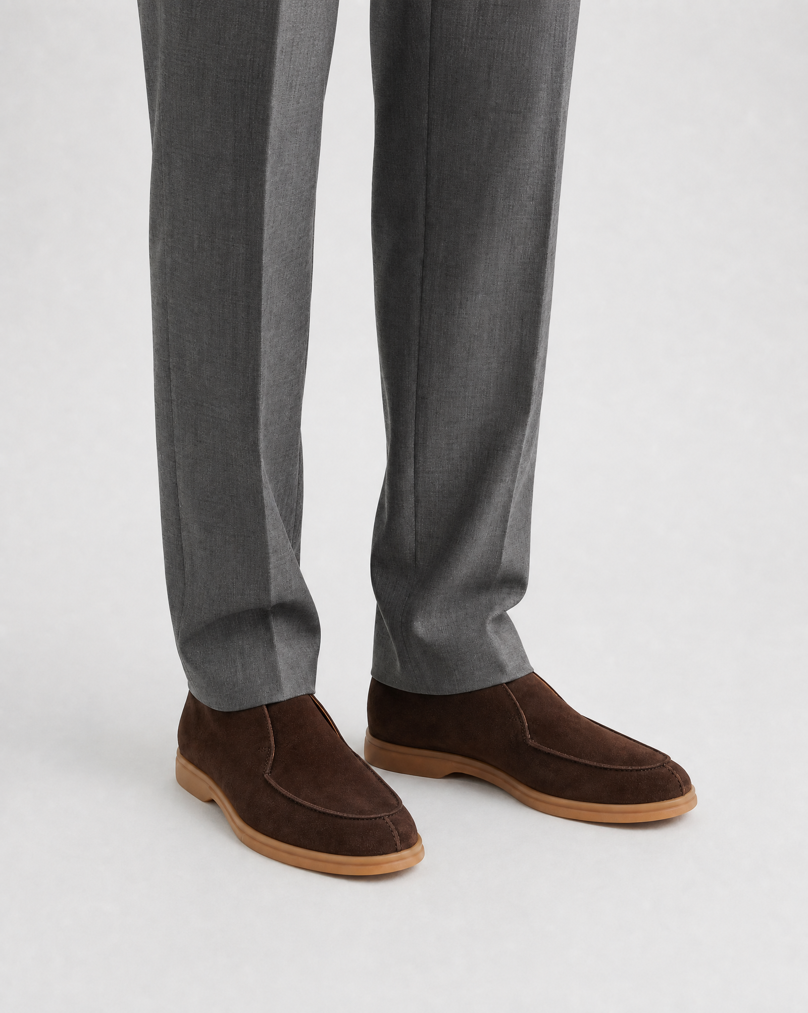 Luxury Slip-On "Toscana" Brown Suede