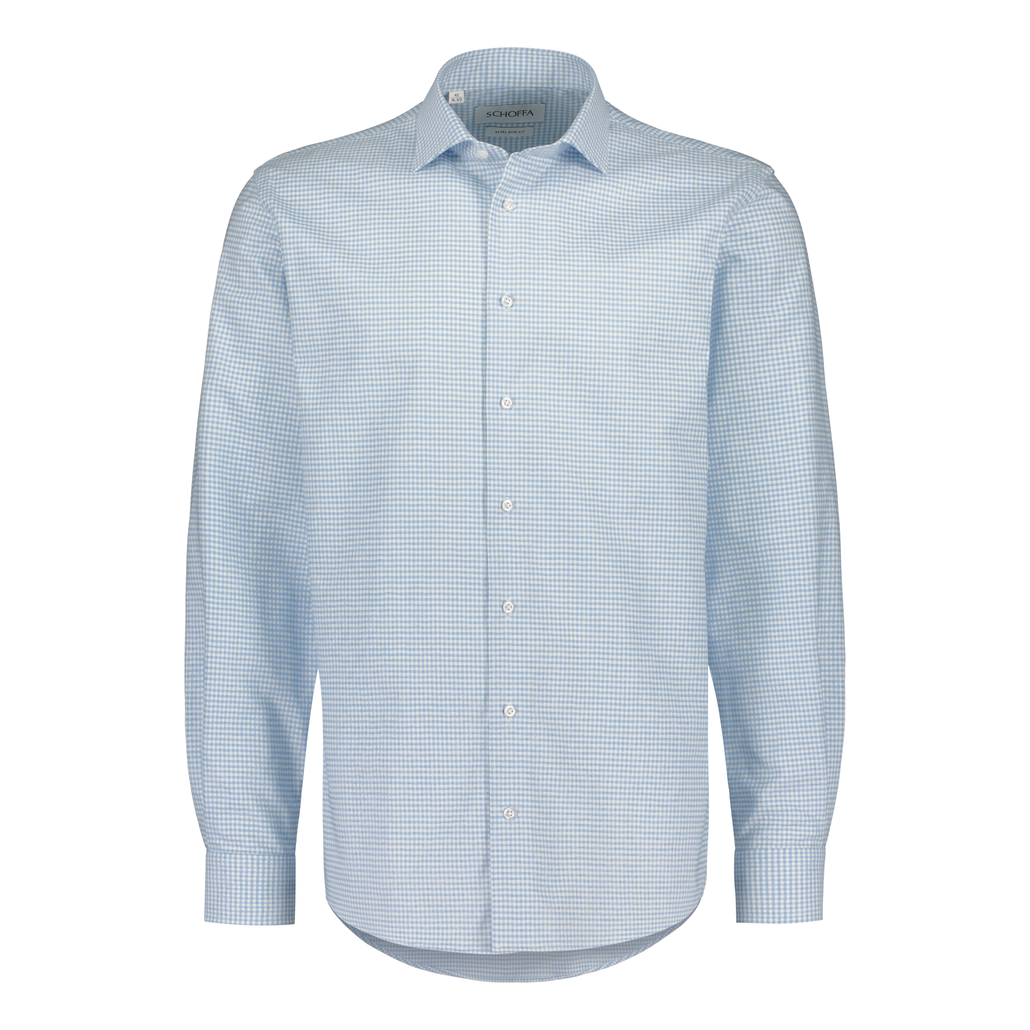 Lydd Blue Check "Luxury Oxford" Shirt