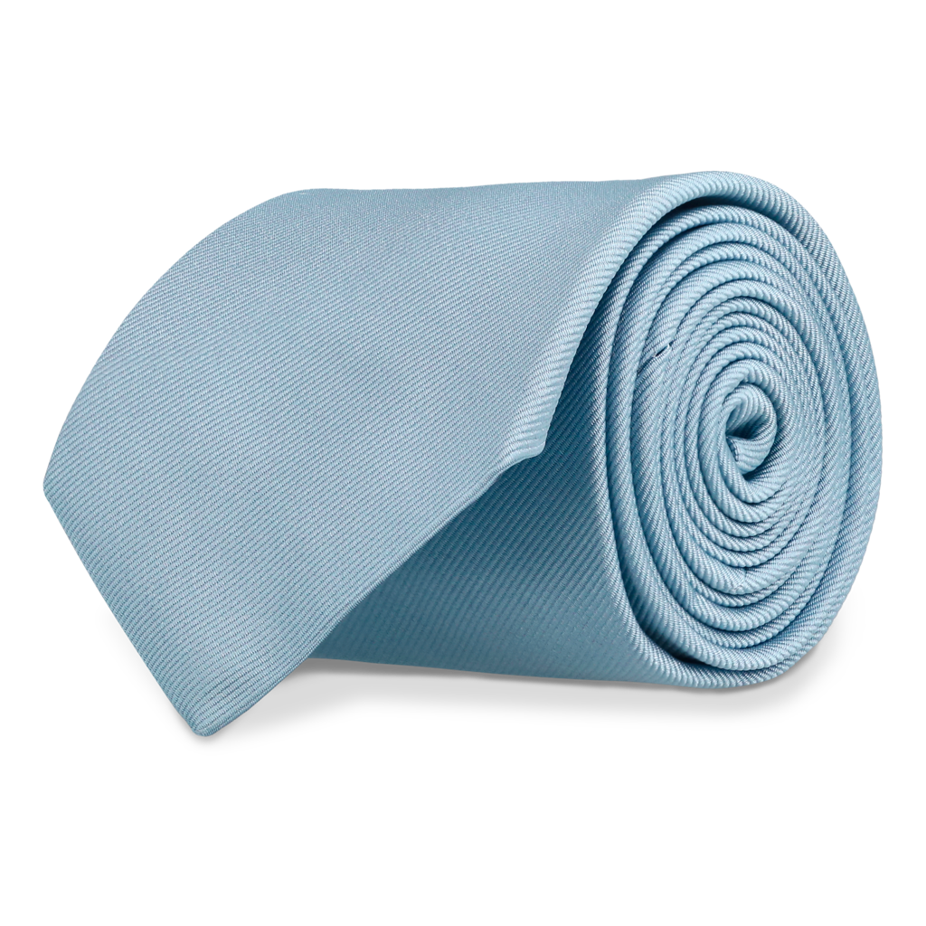 Mineo Light Blue Silk Twill Tie