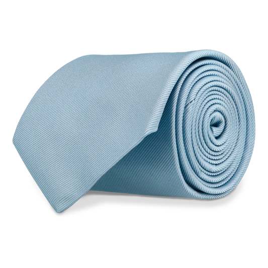 Mineo Light Blue Silk Twill Tie