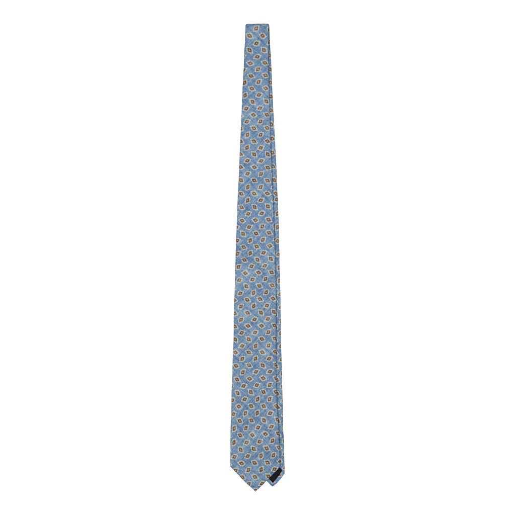 Montebello Light Blue Silk Tie