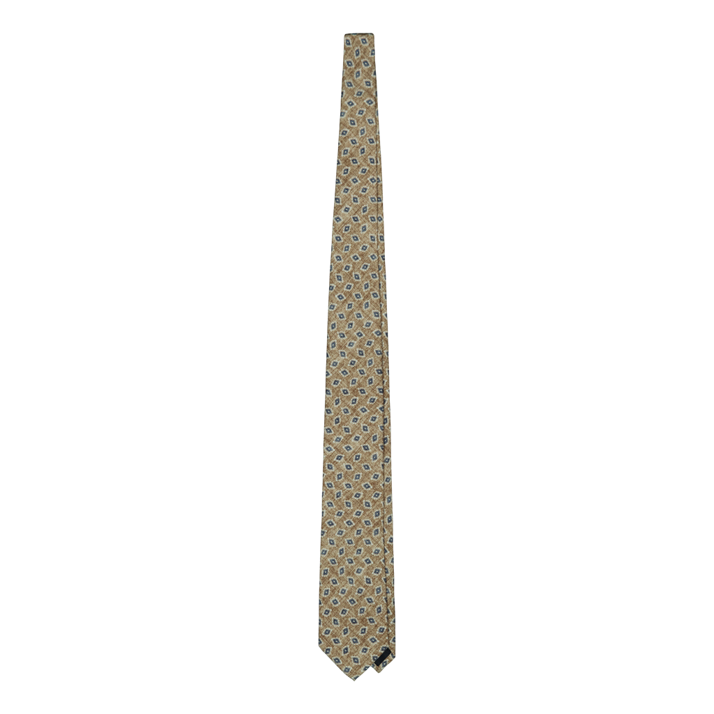 Montebello Light Brown Silk Tie