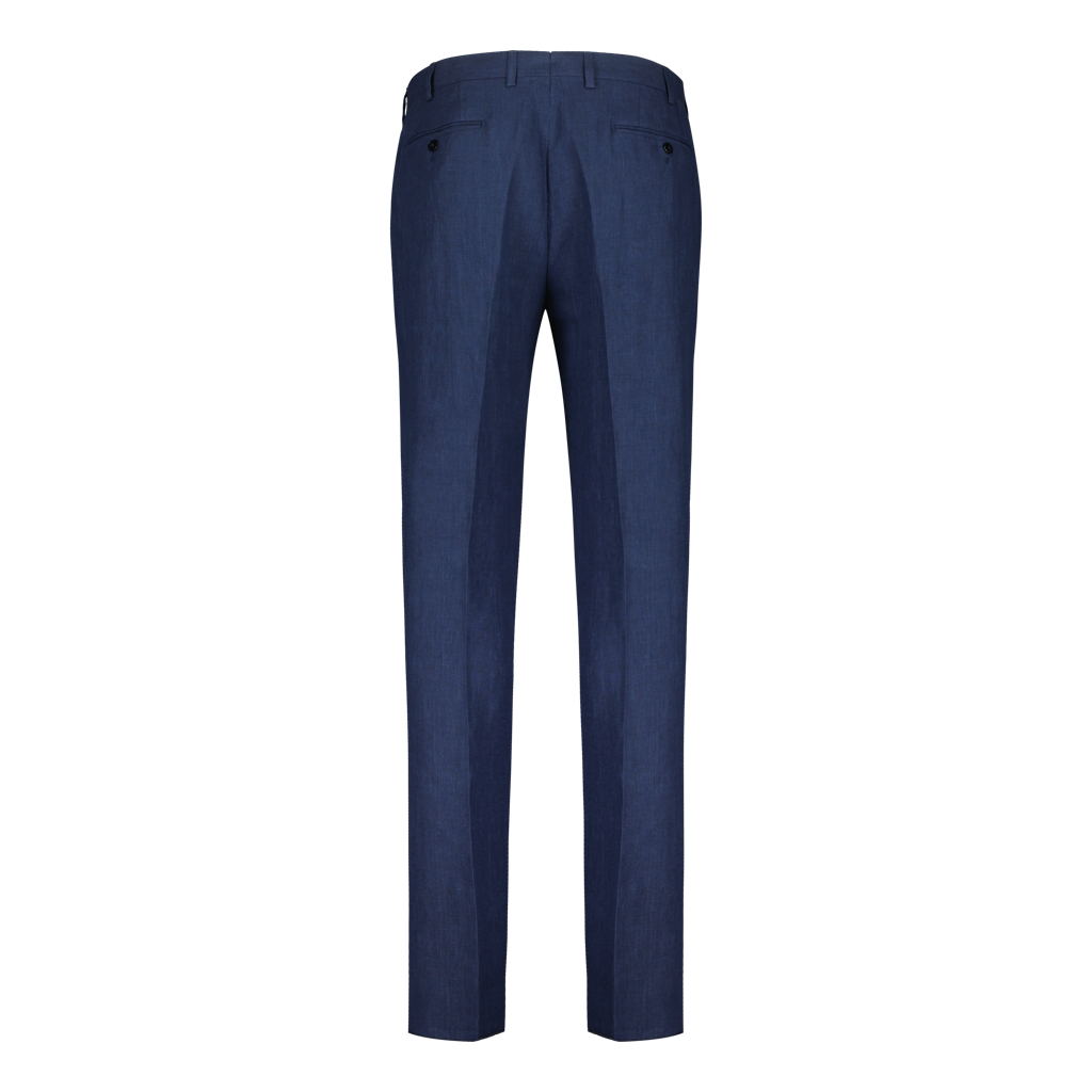 Trousers Navy Luxury Linen