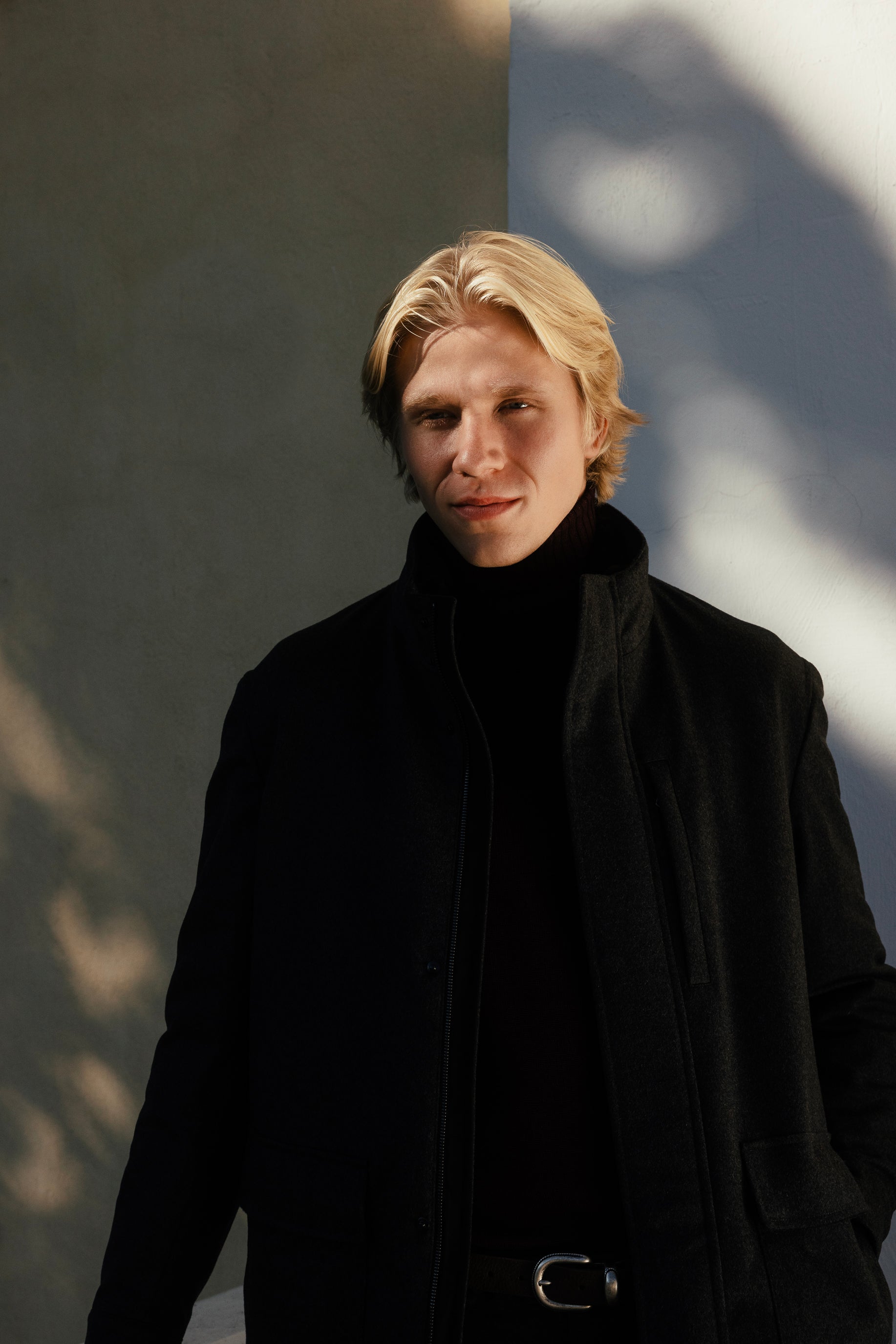 St Moritz Dark Grey Luxury Fur Collar Jacket