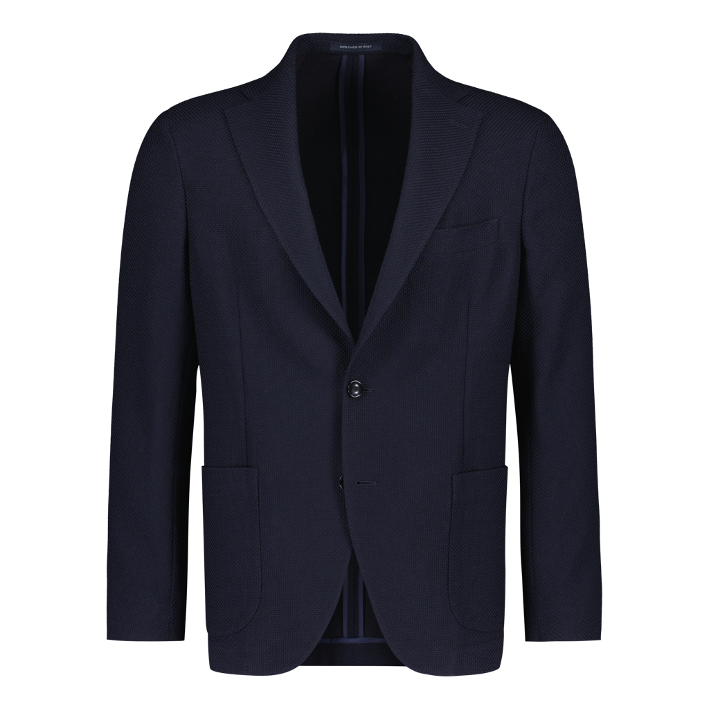 Padola Navy Hopsack Jacket