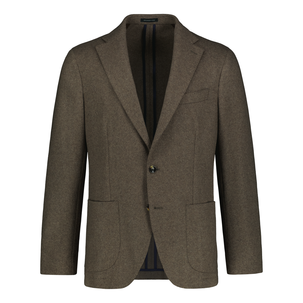 Piacenza Brown Luxury Cashmere Jacket