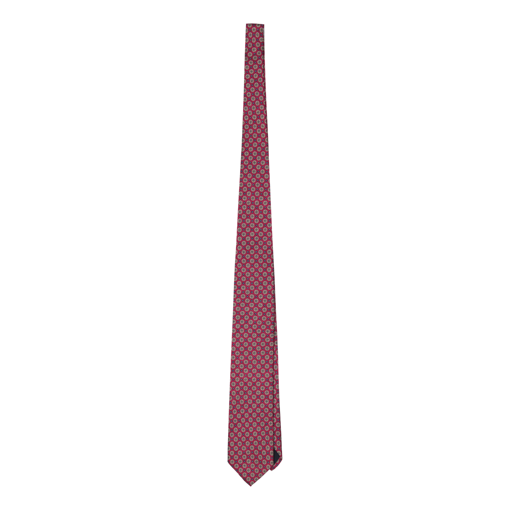 Poggeto Burgundy Madder Silk Tie