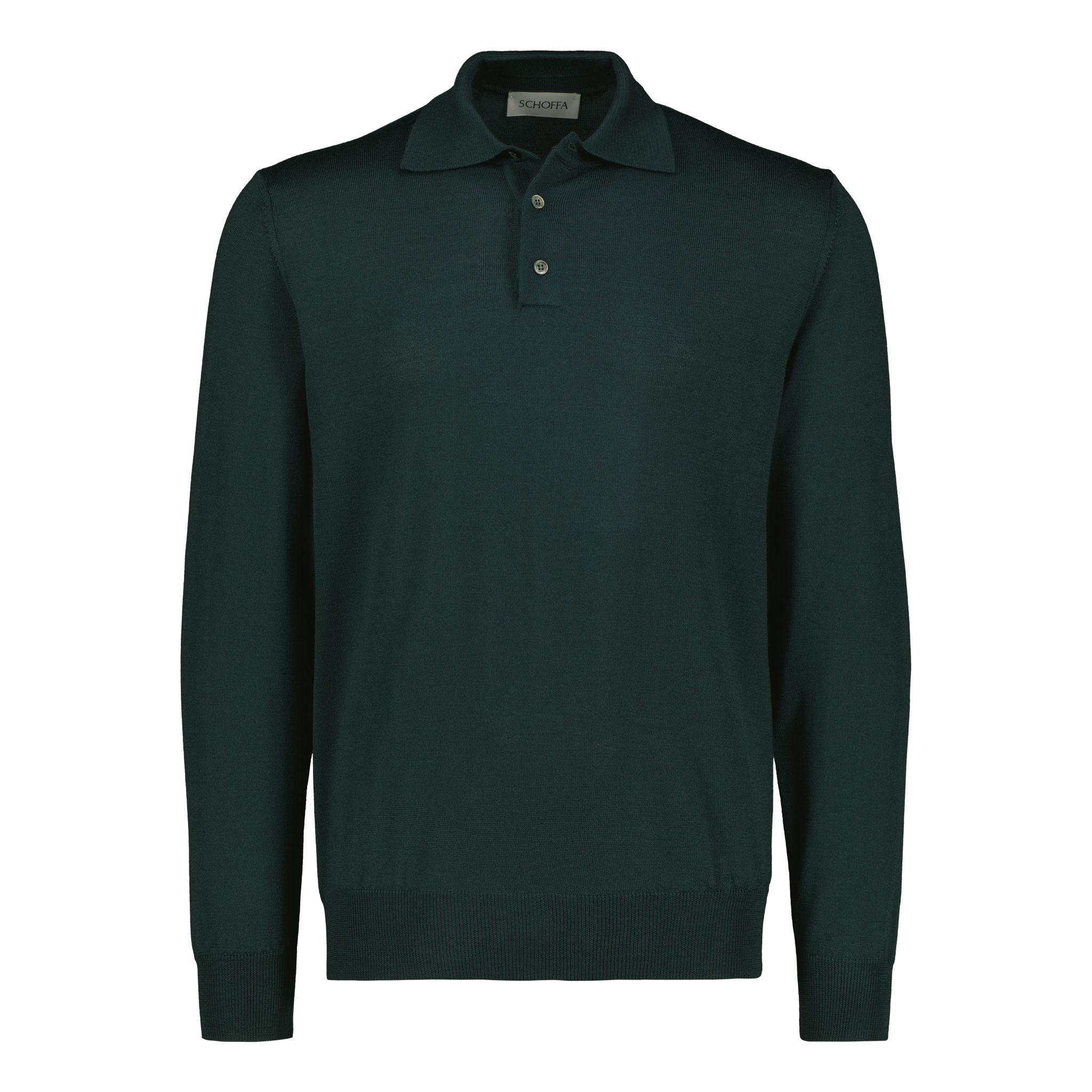 Polo Superfine Merino Green
