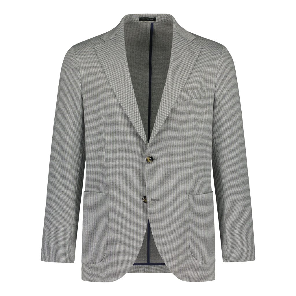 Portonovo Grey Houndstooth Jacket