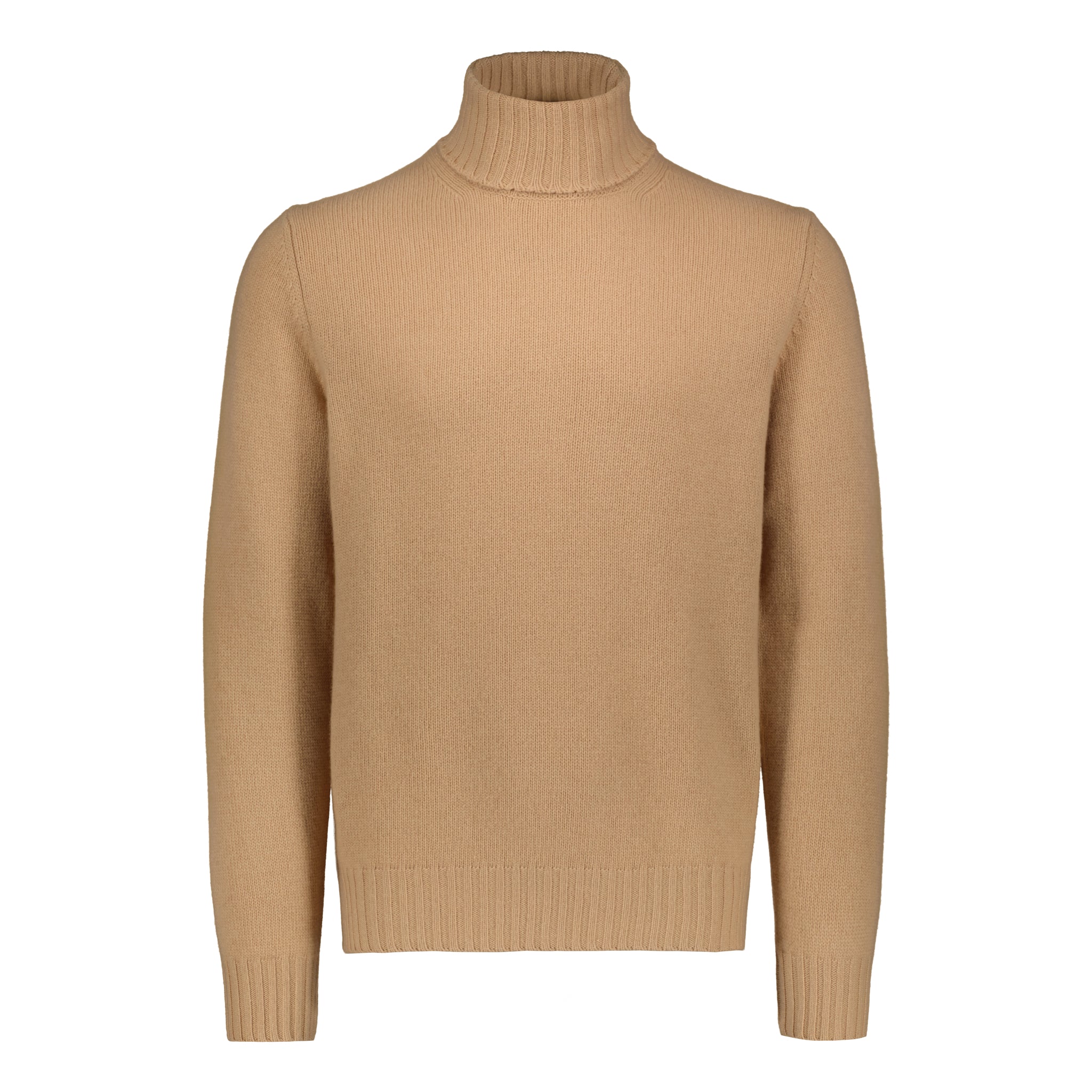 Rollneck "3 Fili Merino-Cashmere" Sand