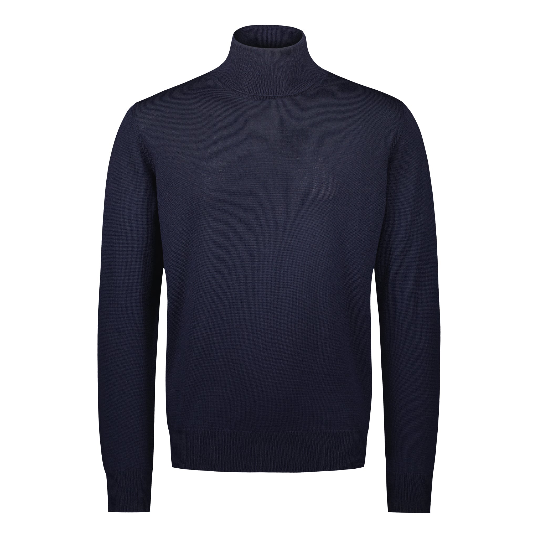 Rollneck Superfine Merino Dark Blue