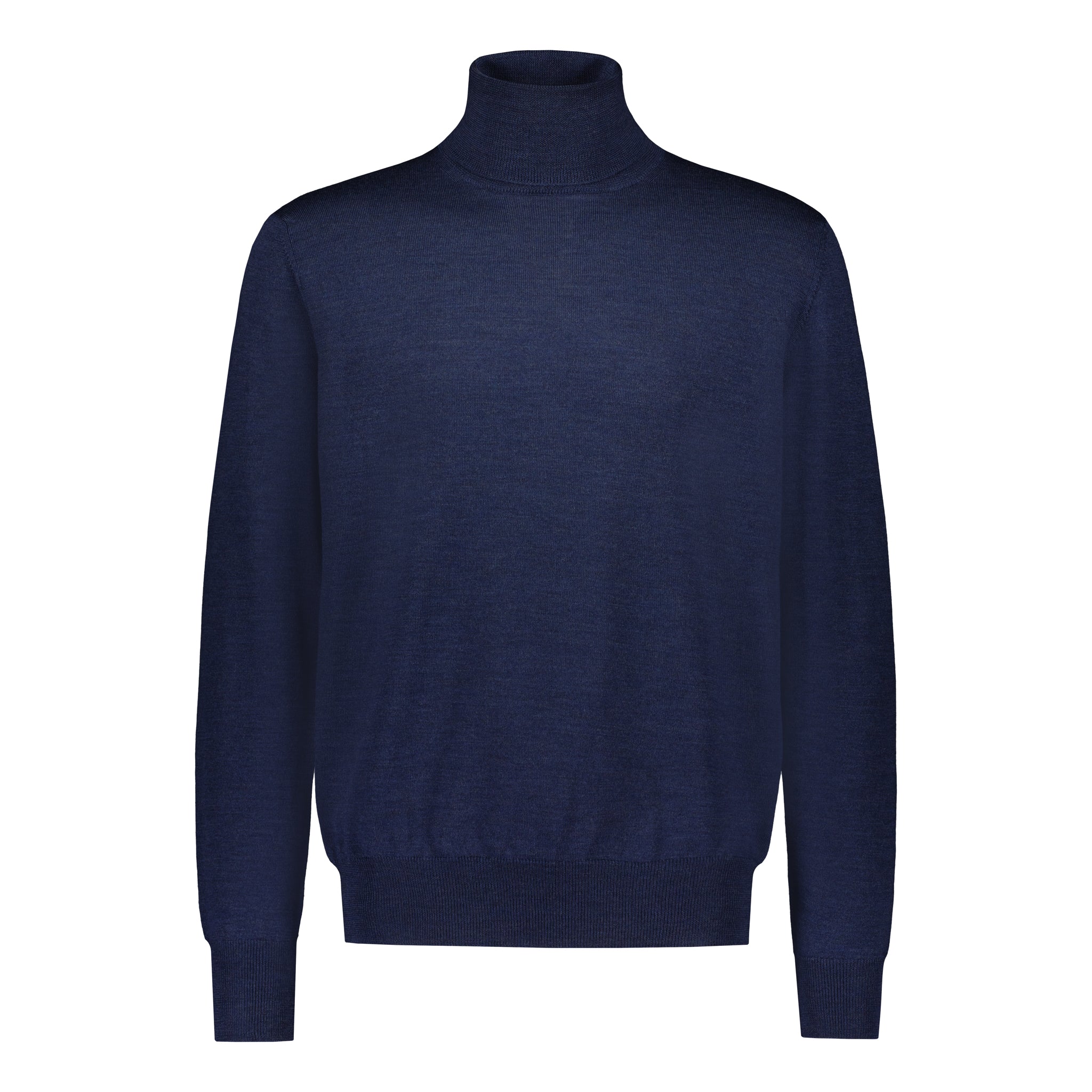 Rollneck Superfine Merino Blue