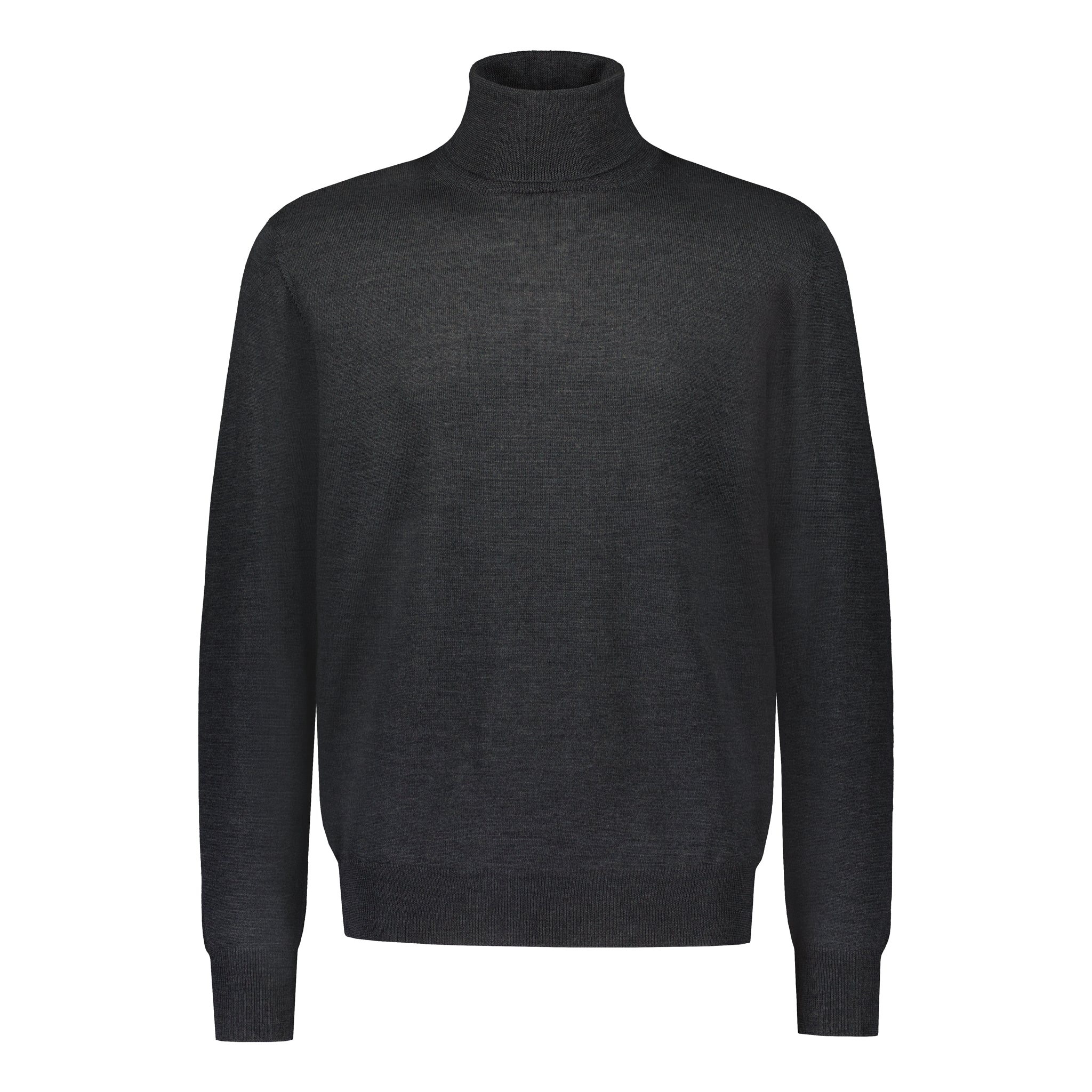 Rollneck Superfine Merino Dark Grey