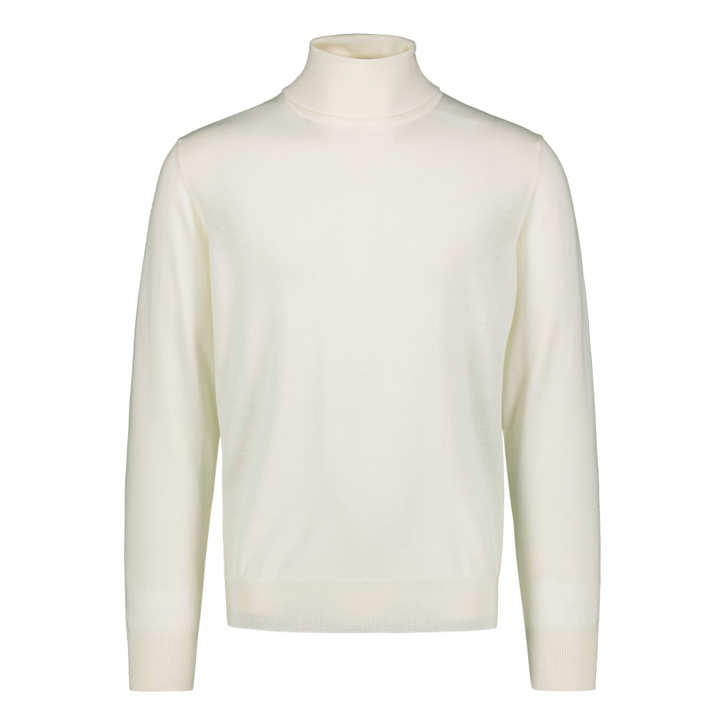 Rollneck Superfine Merino Off White