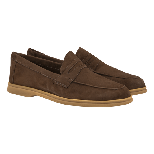 Tuscan Loafer Brown Suede
