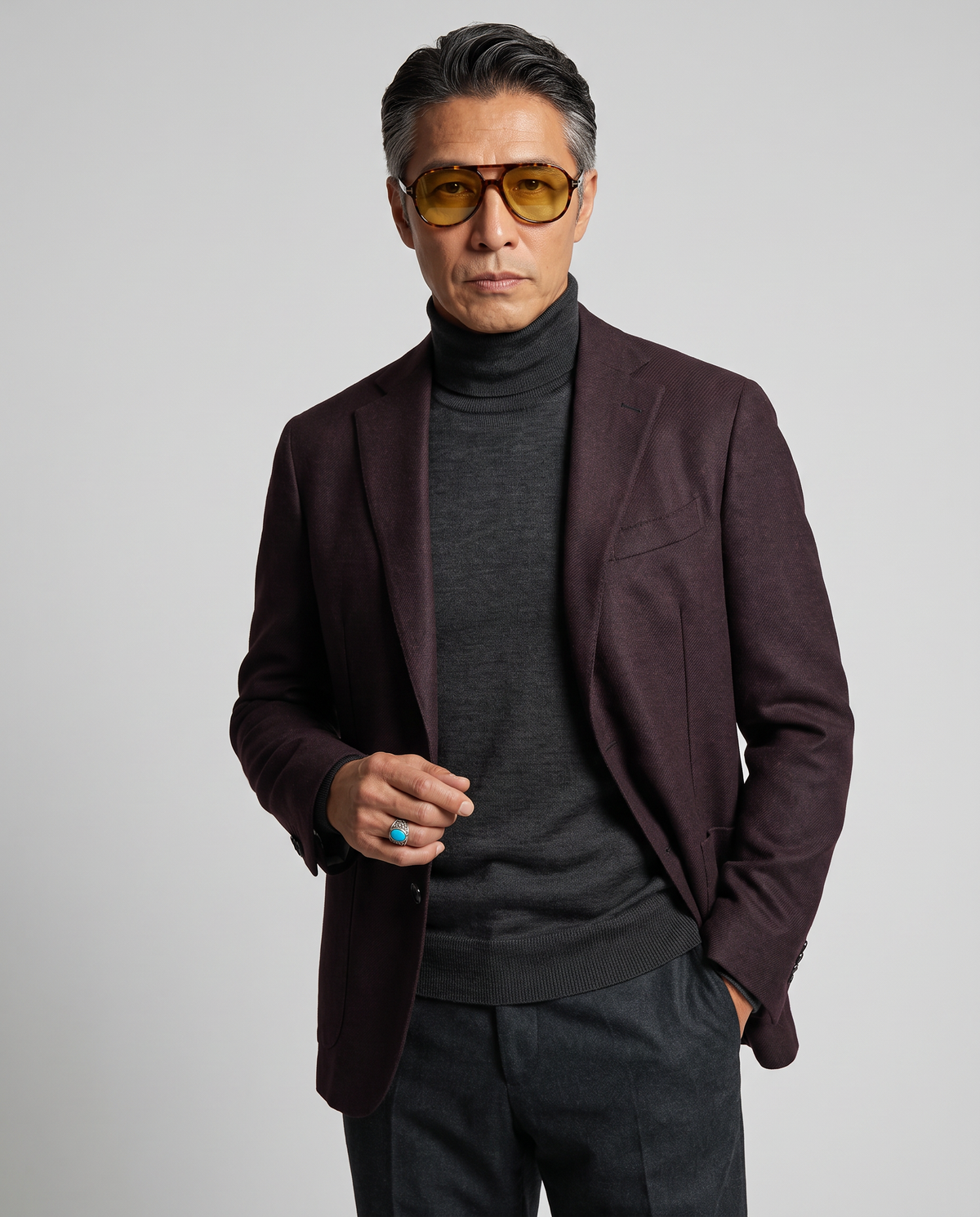 Venosa Burgundy Jacket