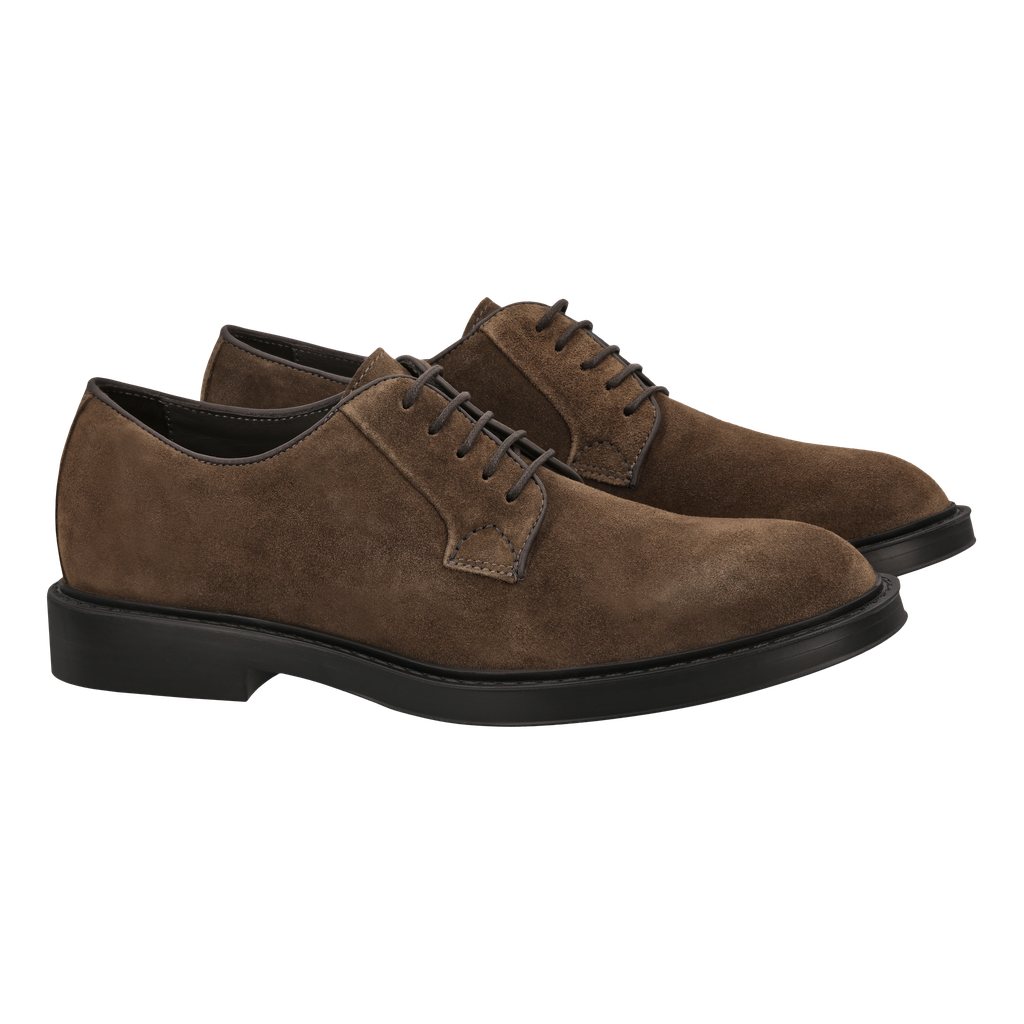 Derby "Toscana" Brown Suede