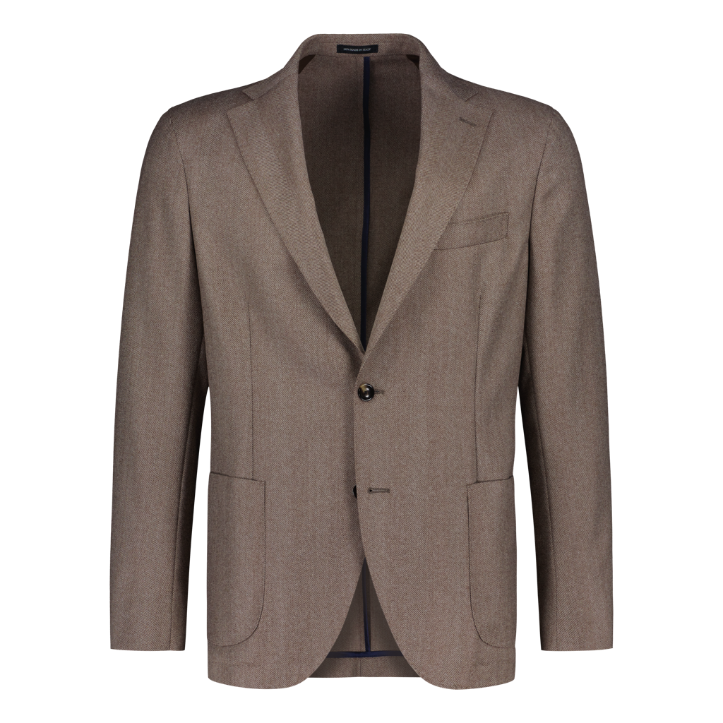 Zingonia Light Brown Herringbone Jacket
