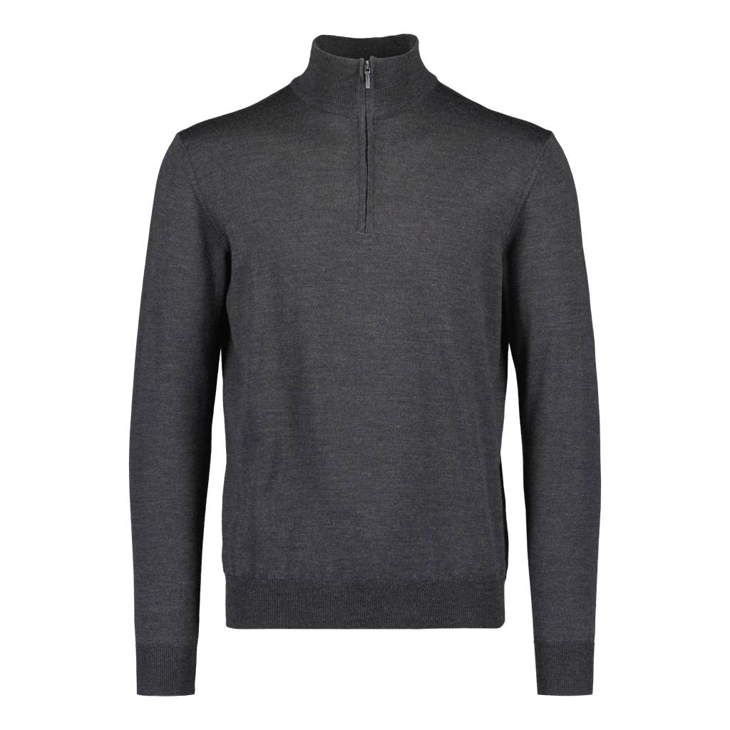 Quarter Zip Superfine Merino Navy