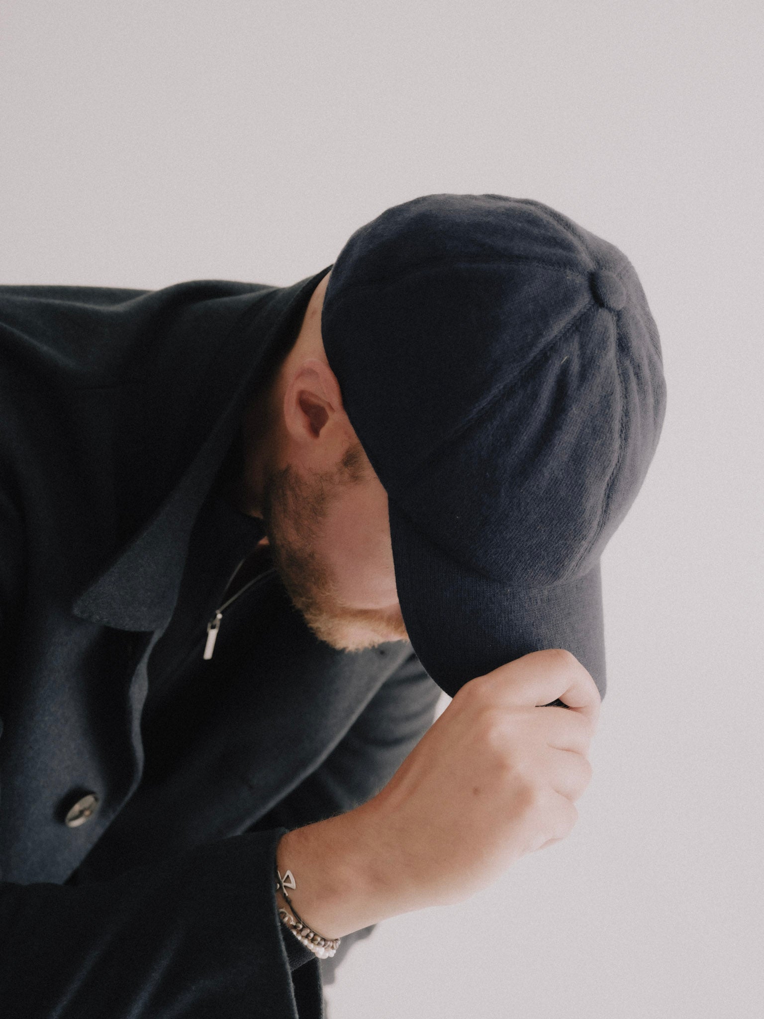 Baseball Cap Navy Wool